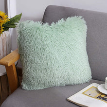 Load image into Gallery viewer, Faux Fur Plushy Throw Pillow