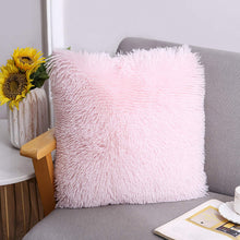 Load image into Gallery viewer, Faux Fur Plushy Throw Pillow