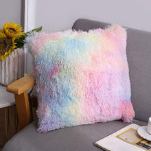 Load image into Gallery viewer, Faux Fur Plushy Throw Pillow